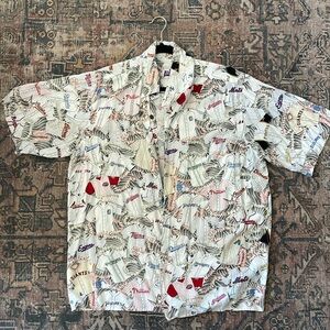 Vintage Reyn Spooner MLB Button Up Shirt Size Large